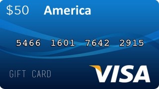 Visa Gift Card 50$